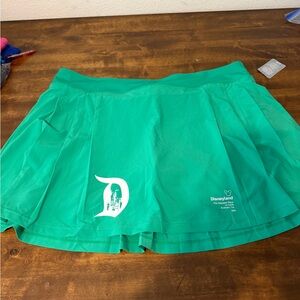 NWT Disney Disneyland Green Tennis Skort/skirt 3XL